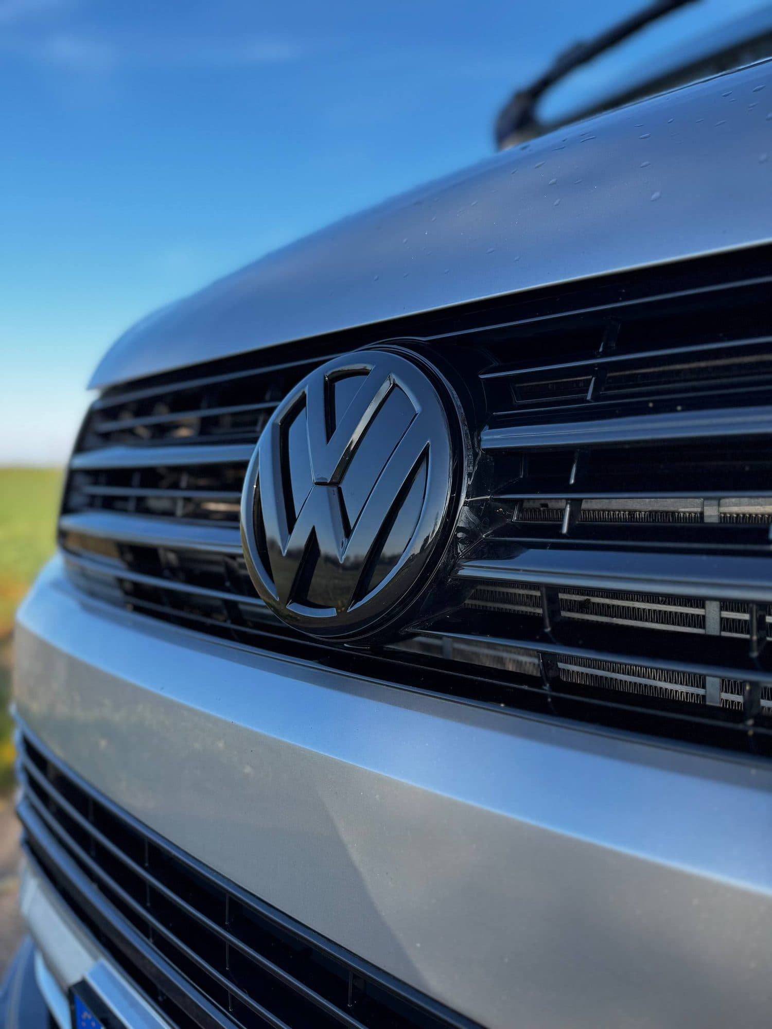 Detail masky chladiče Volkswagenu
